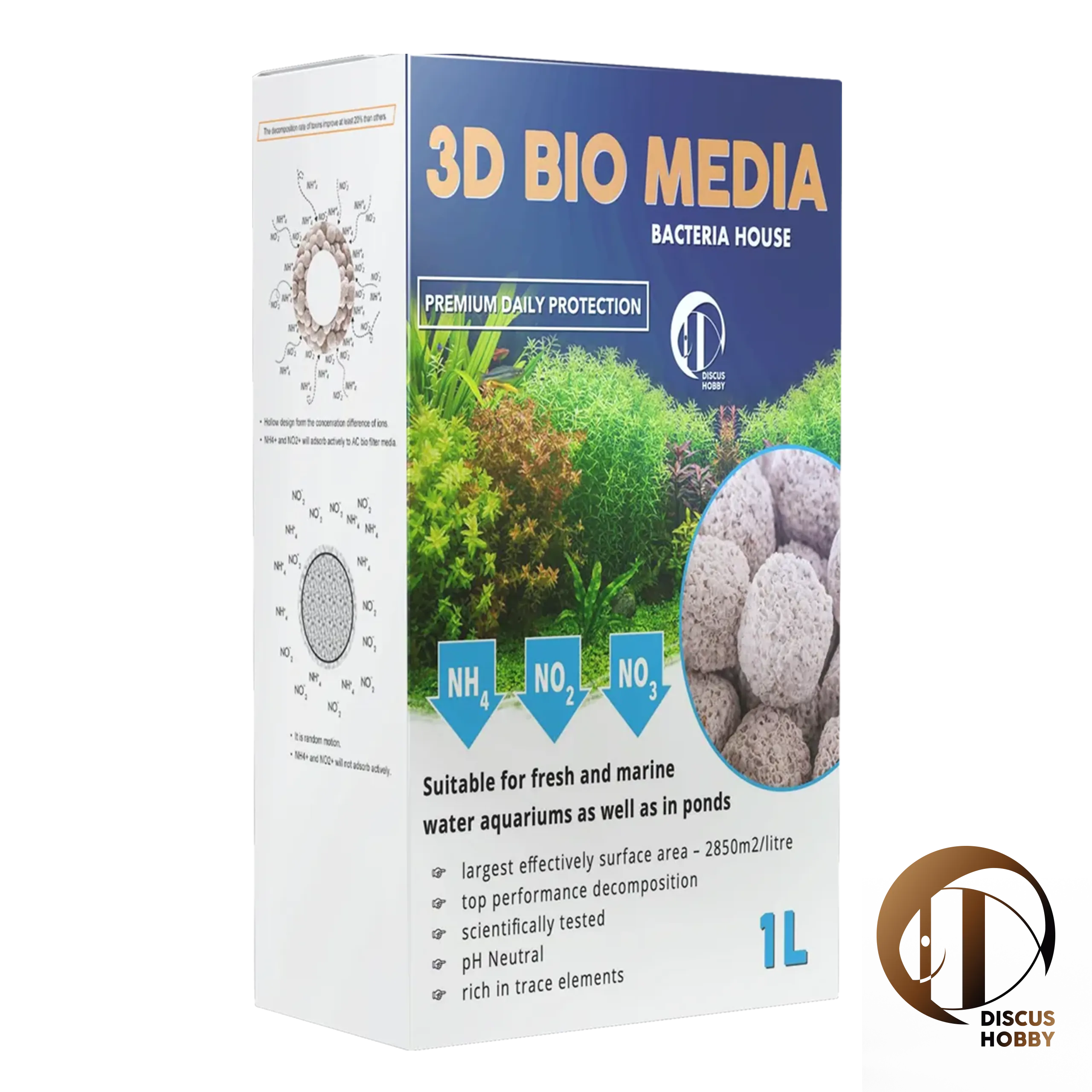 Discus Hobby 3D Bio Media Bacteria House