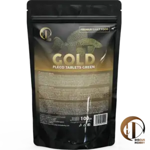 Discus Hobby Premium Daily Food Gold Pleco Tablets Green