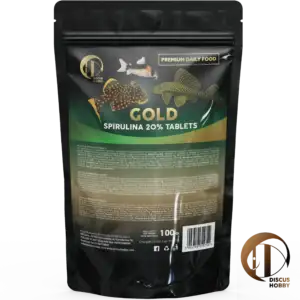 Discus Hobby Premium Daily Food Gold Spirulina 20% Tablets