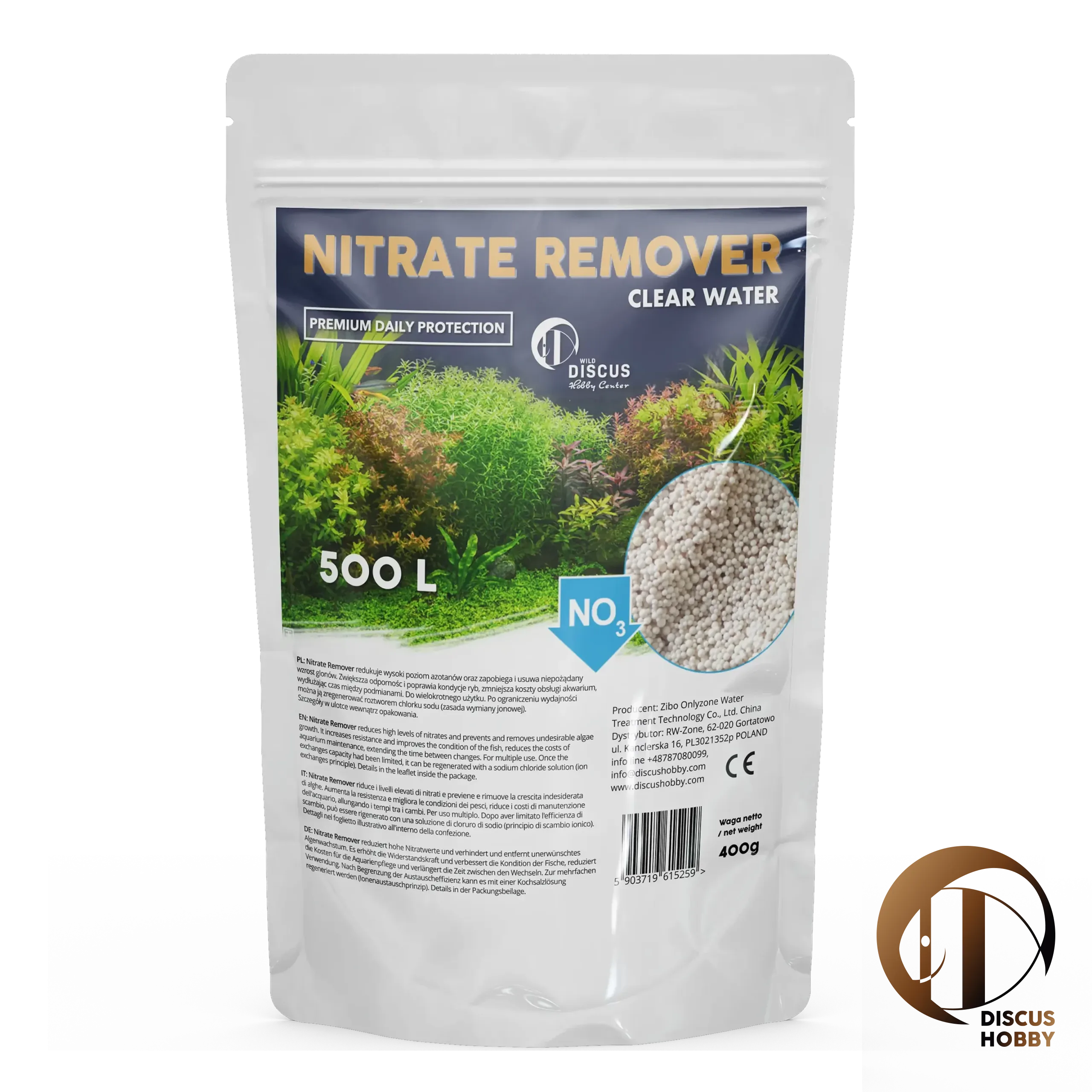 Discus Hobby Nitrate Remover Clear Water