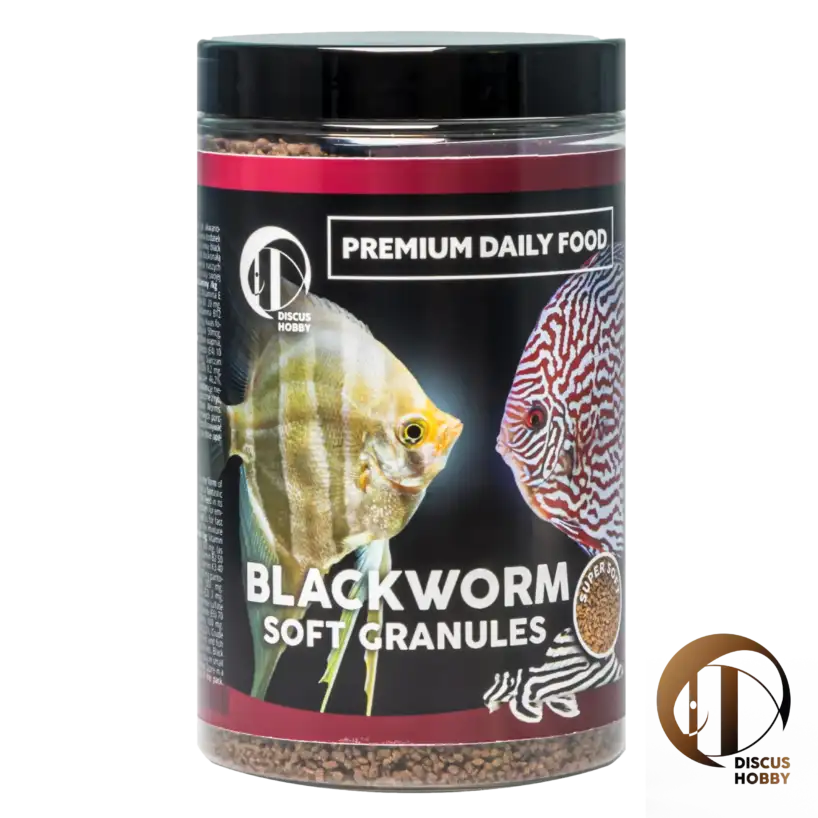 Discus Hobby Premium Daily Food Blackworm Soft Granules